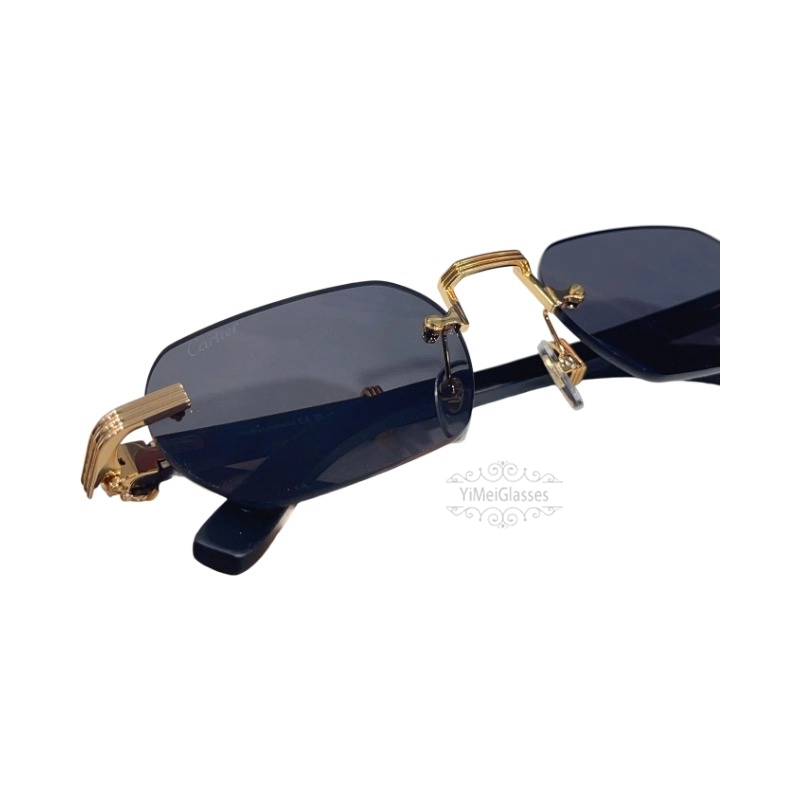 Cartier Première De Wooden Rimless Sunglasses CT0362s (10)