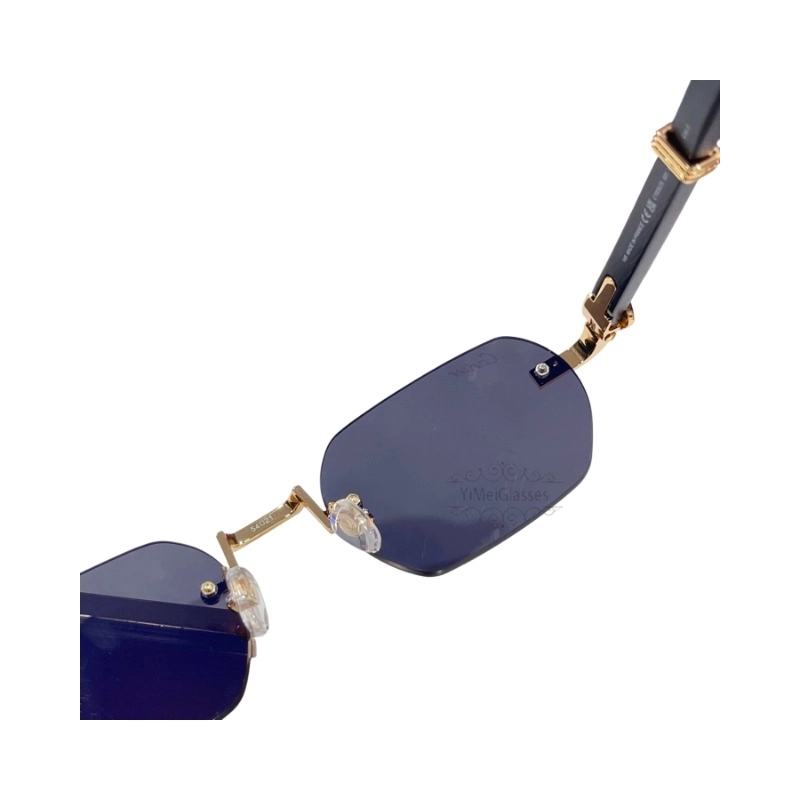 Cartier Première De Wooden Rimless Sunglasses CT0362s (11)