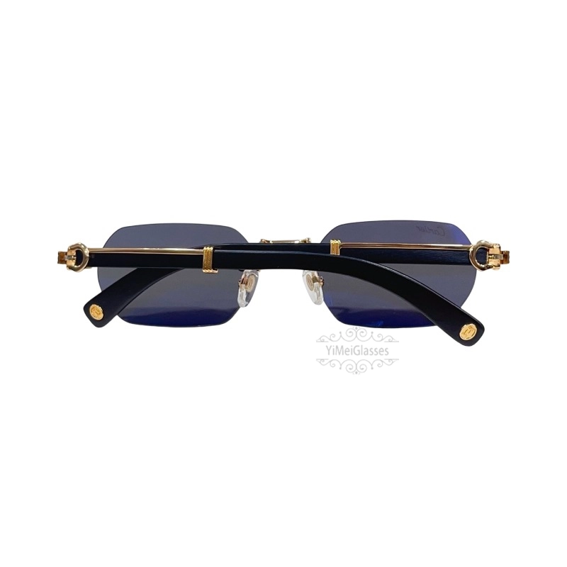 Cartier Première De Wooden Rimless Sunglasses CT0362s (5)
